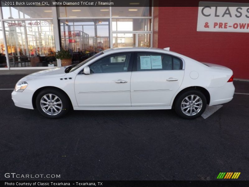 White Diamond TriCoat / Titanium 2011 Buick Lucerne CXL
