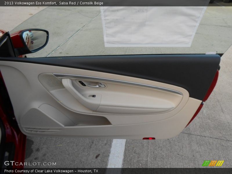 Salsa Red / Cornsilk Beige 2013 Volkswagen Eos Komfort
