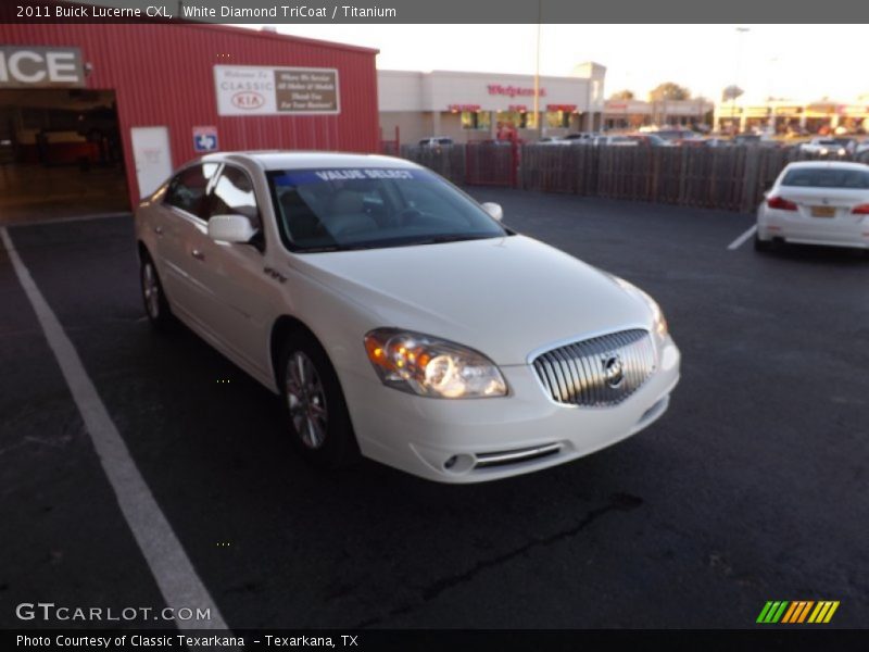 White Diamond TriCoat / Titanium 2011 Buick Lucerne CXL