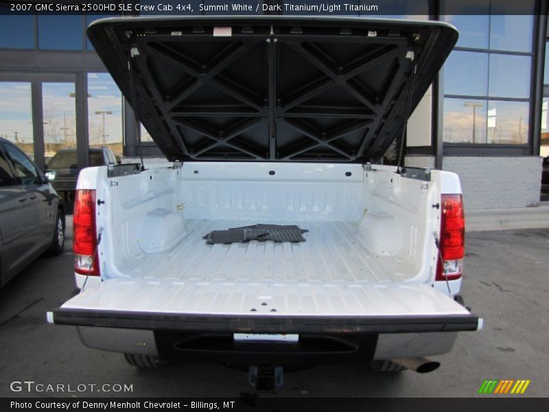 Summit White / Dark Titanium/Light Titanium 2007 GMC Sierra 2500HD SLE Crew Cab 4x4