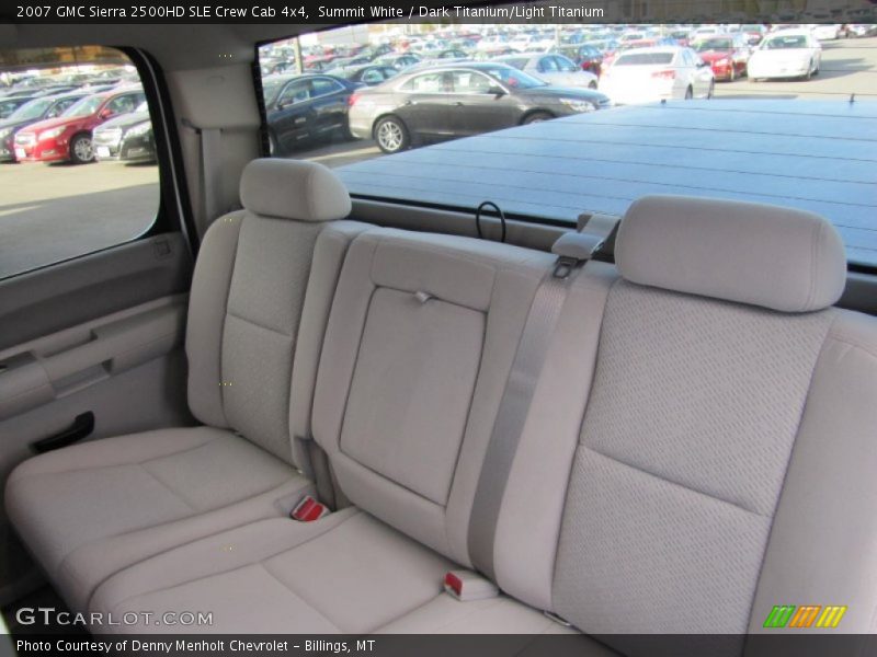 Summit White / Dark Titanium/Light Titanium 2007 GMC Sierra 2500HD SLE Crew Cab 4x4