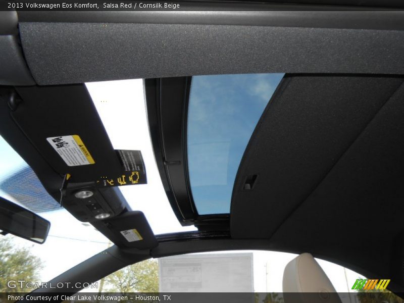 Salsa Red / Cornsilk Beige 2013 Volkswagen Eos Komfort