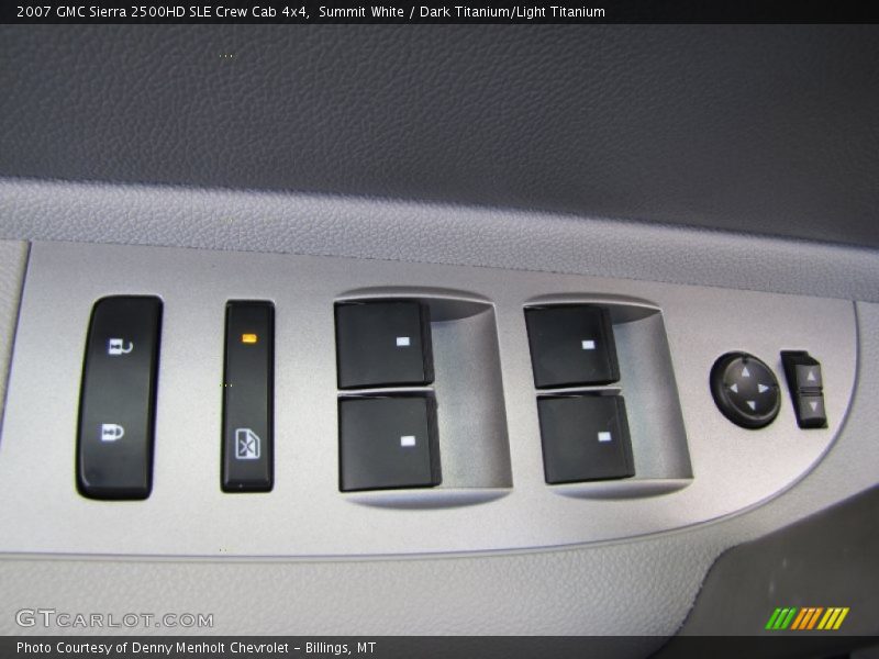 Summit White / Dark Titanium/Light Titanium 2007 GMC Sierra 2500HD SLE Crew Cab 4x4