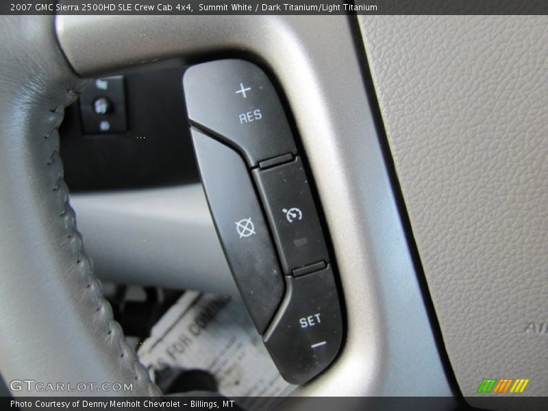Summit White / Dark Titanium/Light Titanium 2007 GMC Sierra 2500HD SLE Crew Cab 4x4