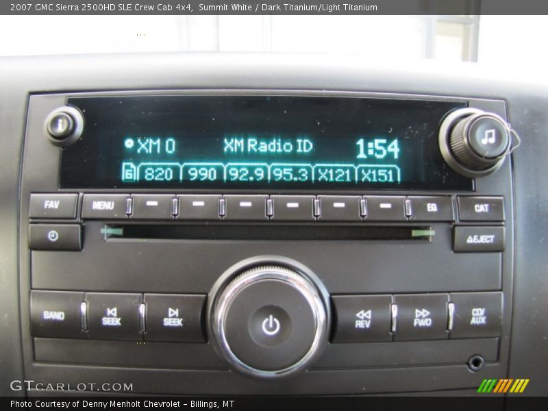 Summit White / Dark Titanium/Light Titanium 2007 GMC Sierra 2500HD SLE Crew Cab 4x4