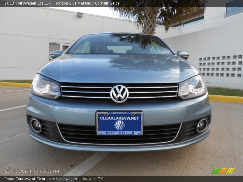 Horizon Blue Metallic / Cornsilk Beige 2013 Volkswagen Eos Lux