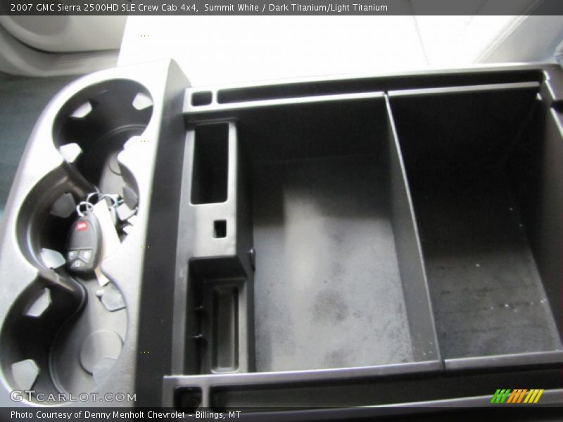 Summit White / Dark Titanium/Light Titanium 2007 GMC Sierra 2500HD SLE Crew Cab 4x4
