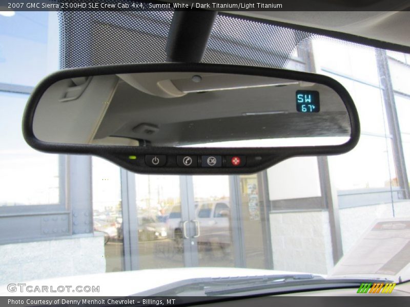 Summit White / Dark Titanium/Light Titanium 2007 GMC Sierra 2500HD SLE Crew Cab 4x4