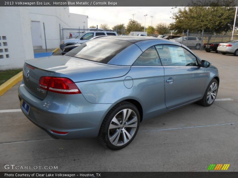 Horizon Blue Metallic / Cornsilk Beige 2013 Volkswagen Eos Lux