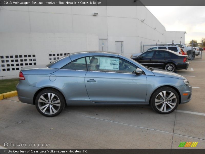 Horizon Blue Metallic / Cornsilk Beige 2013 Volkswagen Eos Lux
