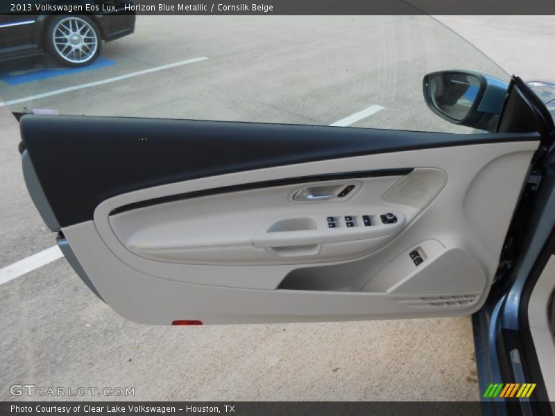 Horizon Blue Metallic / Cornsilk Beige 2013 Volkswagen Eos Lux