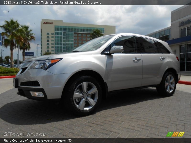 Palladium Metallic / Graystone 2013 Acura MDX SH-AWD Technology