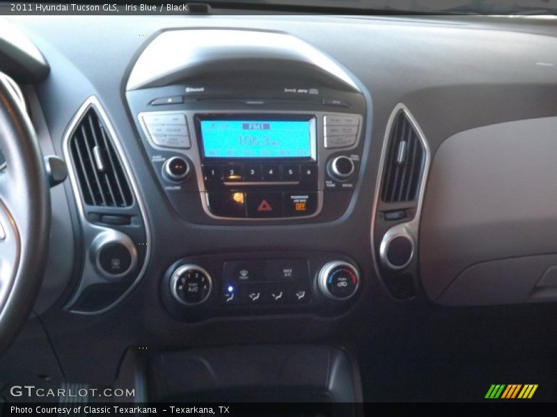 Iris Blue / Black 2011 Hyundai Tucson GLS