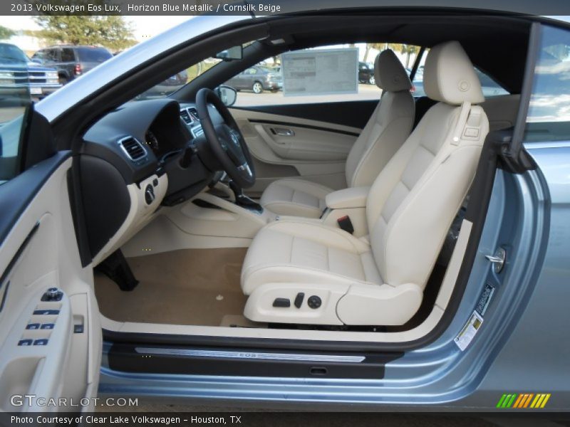 Horizon Blue Metallic / Cornsilk Beige 2013 Volkswagen Eos Lux