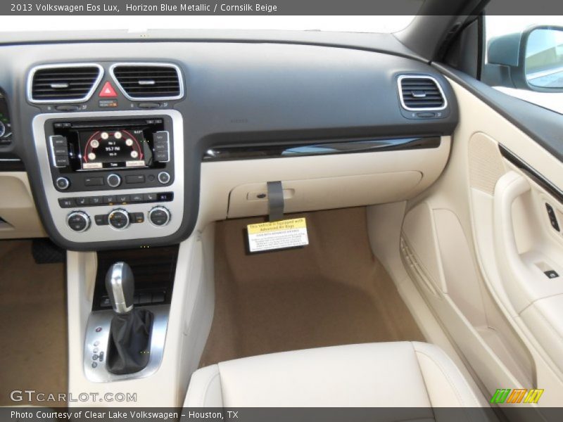 Horizon Blue Metallic / Cornsilk Beige 2013 Volkswagen Eos Lux