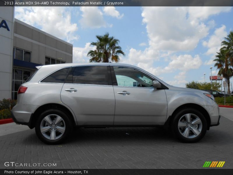 Palladium Metallic / Graystone 2013 Acura MDX SH-AWD Technology