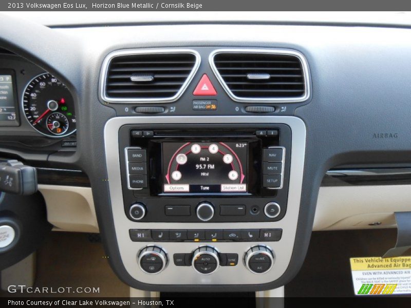 Horizon Blue Metallic / Cornsilk Beige 2013 Volkswagen Eos Lux