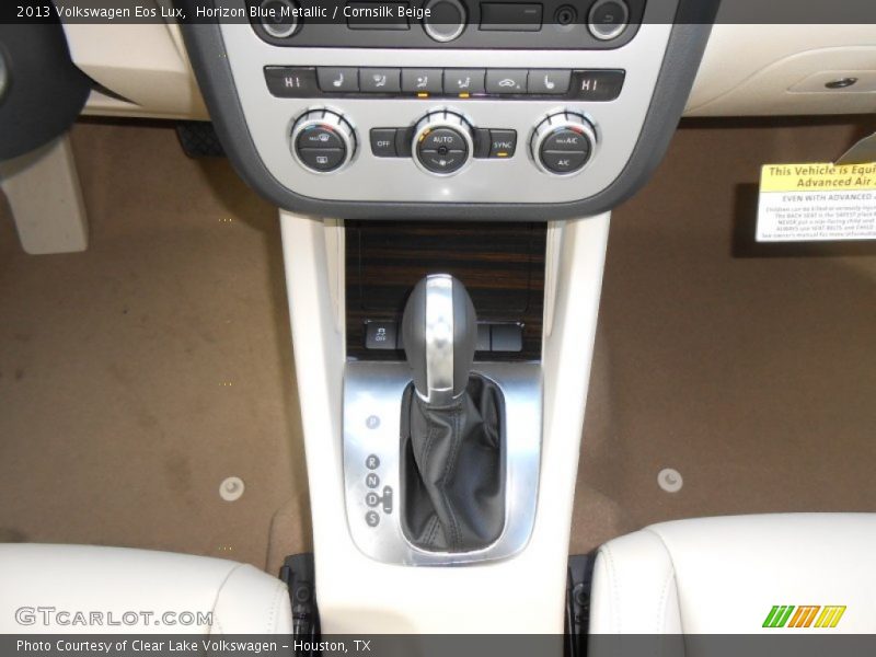 Horizon Blue Metallic / Cornsilk Beige 2013 Volkswagen Eos Lux