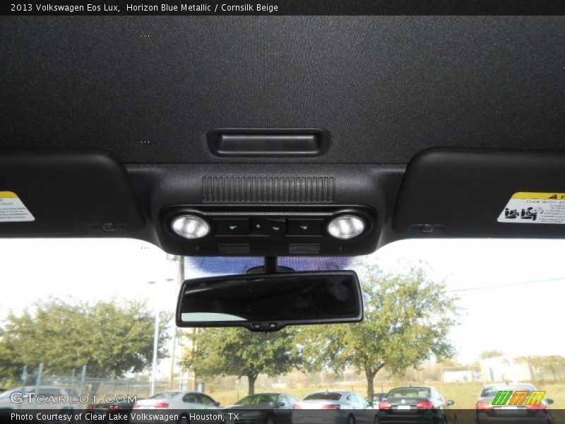 Horizon Blue Metallic / Cornsilk Beige 2013 Volkswagen Eos Lux
