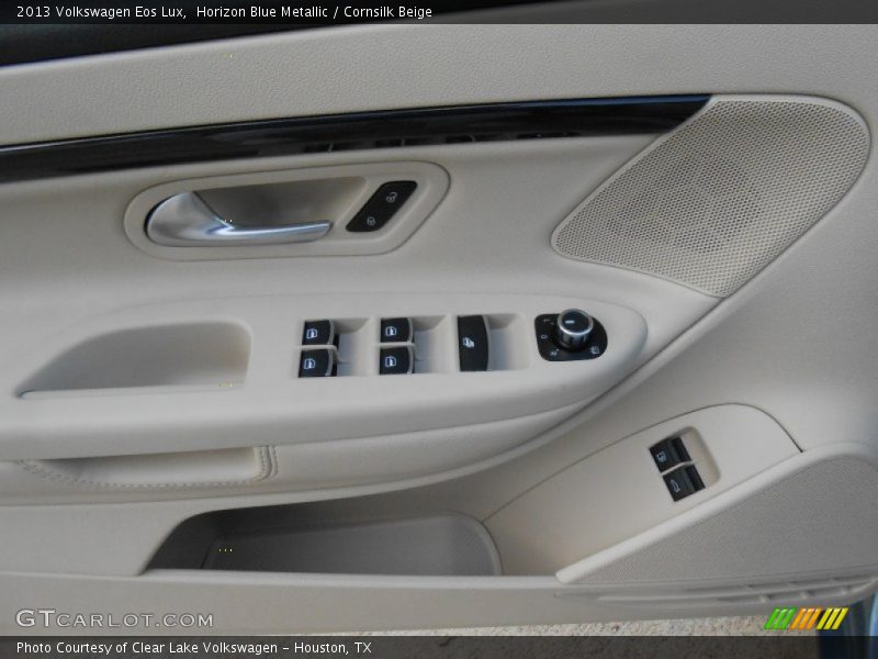 Horizon Blue Metallic / Cornsilk Beige 2013 Volkswagen Eos Lux