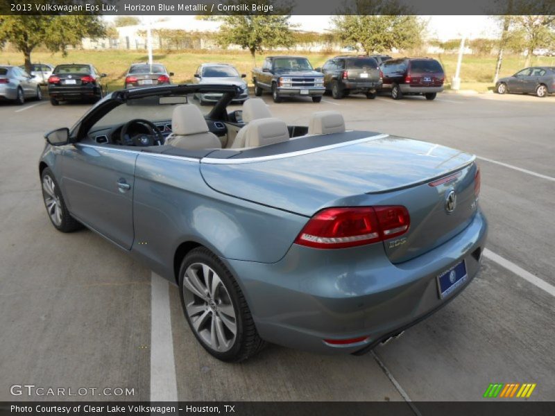 Horizon Blue Metallic / Cornsilk Beige 2013 Volkswagen Eos Lux