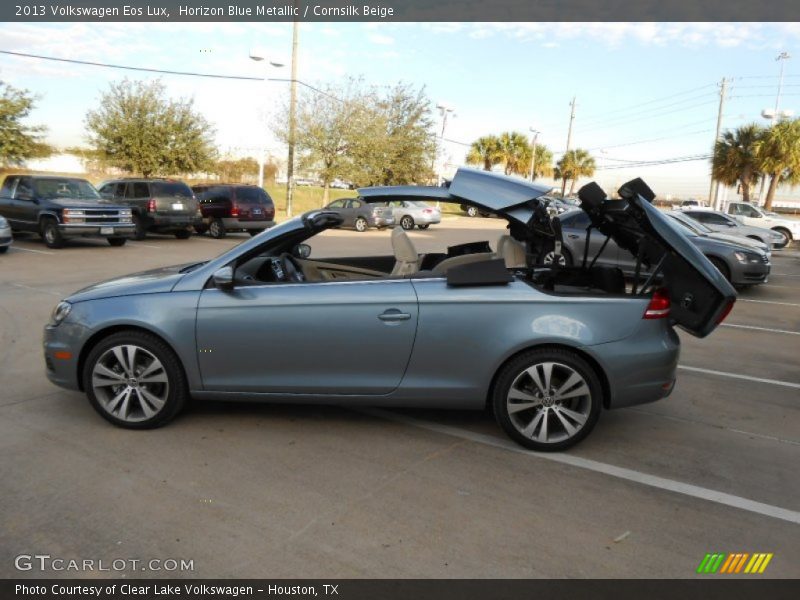 Horizon Blue Metallic / Cornsilk Beige 2013 Volkswagen Eos Lux
