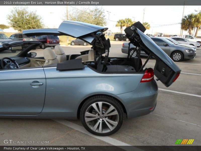 Horizon Blue Metallic / Cornsilk Beige 2013 Volkswagen Eos Lux