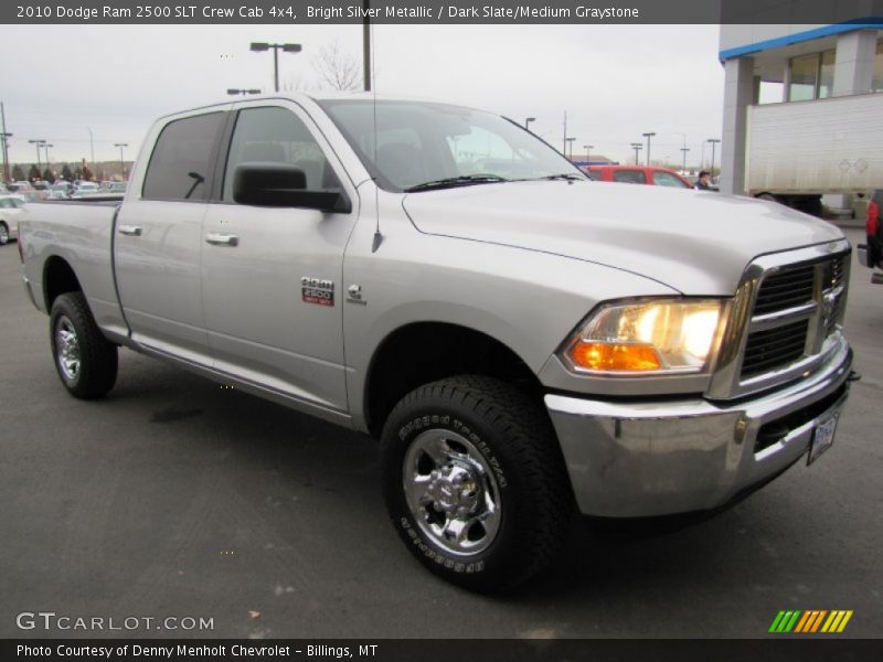 Bright Silver Metallic / Dark Slate/Medium Graystone 2010 Dodge Ram 2500 SLT Crew Cab 4x4
