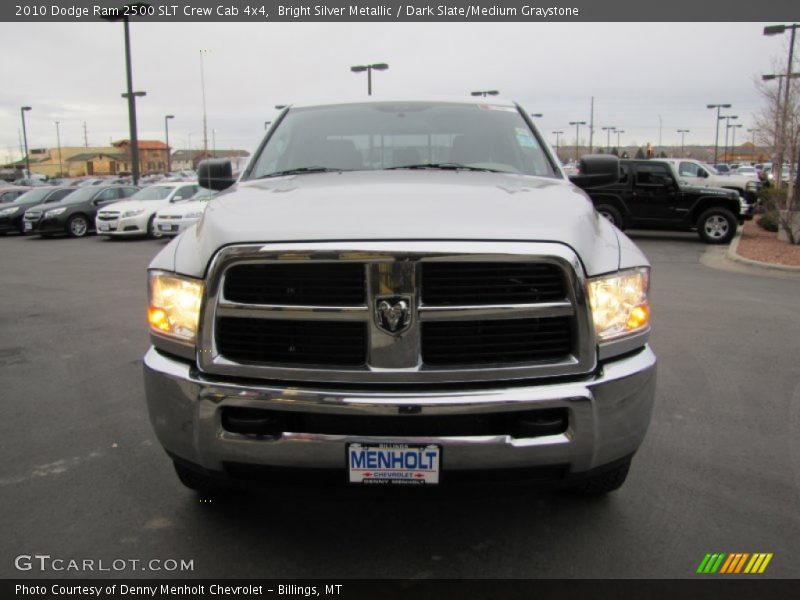 Bright Silver Metallic / Dark Slate/Medium Graystone 2010 Dodge Ram 2500 SLT Crew Cab 4x4
