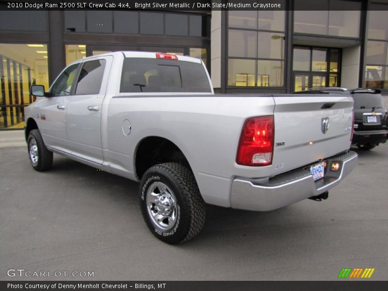 Bright Silver Metallic / Dark Slate/Medium Graystone 2010 Dodge Ram 2500 SLT Crew Cab 4x4
