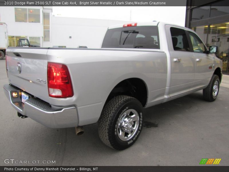 Bright Silver Metallic / Dark Slate/Medium Graystone 2010 Dodge Ram 2500 SLT Crew Cab 4x4