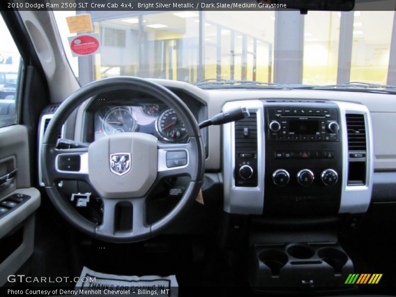 Bright Silver Metallic / Dark Slate/Medium Graystone 2010 Dodge Ram 2500 SLT Crew Cab 4x4