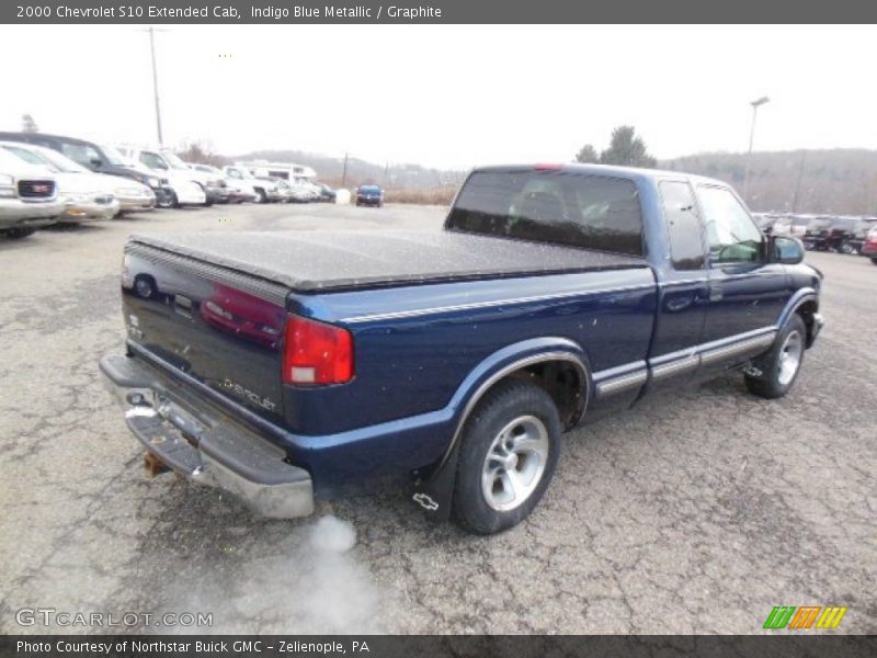 Indigo Blue Metallic / Graphite 2000 Chevrolet S10 Extended Cab