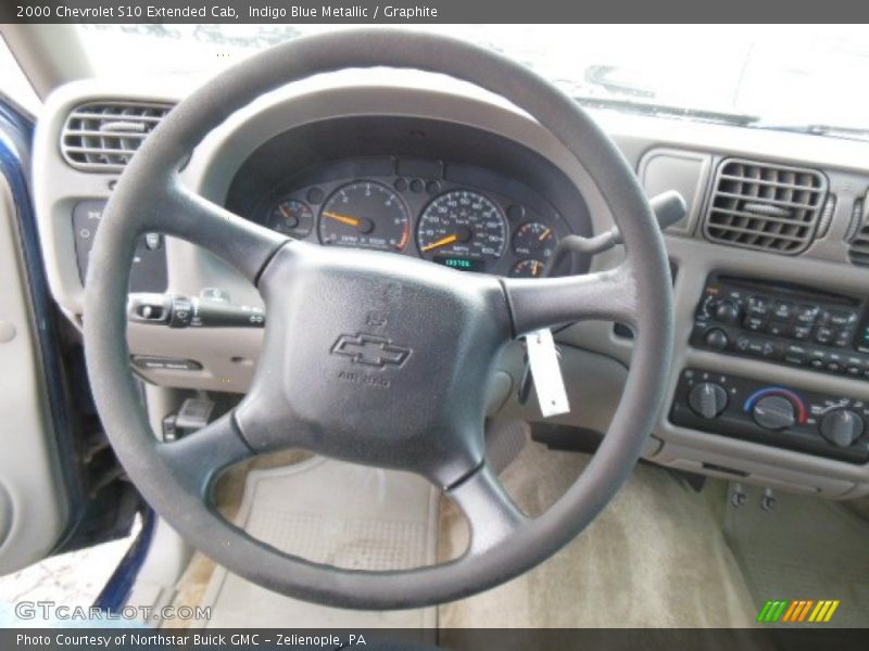 Indigo Blue Metallic / Graphite 2000 Chevrolet S10 Extended Cab