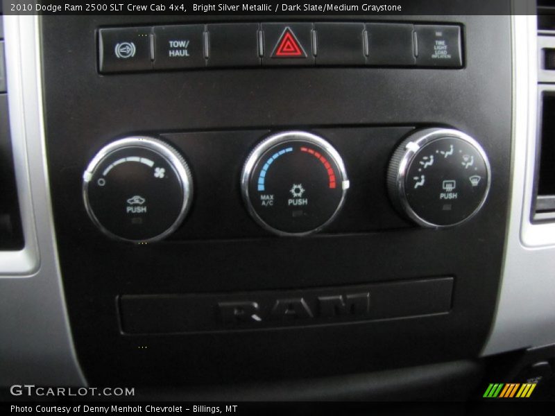 Bright Silver Metallic / Dark Slate/Medium Graystone 2010 Dodge Ram 2500 SLT Crew Cab 4x4