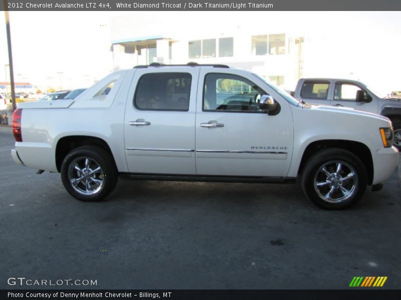 White Diamond Tricoat / Dark Titanium/Light Titanium 2012 Chevrolet Avalanche LTZ 4x4