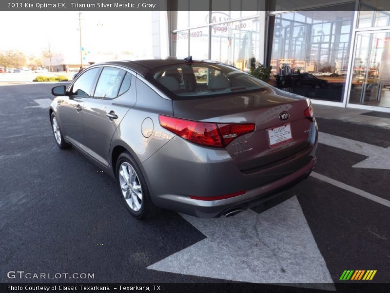 Titanium Silver Metallic / Gray 2013 Kia Optima EX