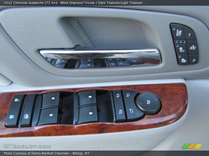 White Diamond Tricoat / Dark Titanium/Light Titanium 2012 Chevrolet Avalanche LTZ 4x4