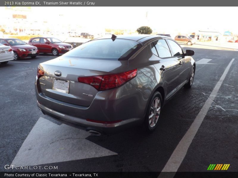 Titanium Silver Metallic / Gray 2013 Kia Optima EX