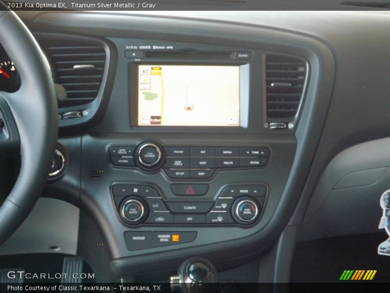 Titanium Silver Metallic / Gray 2013 Kia Optima EX