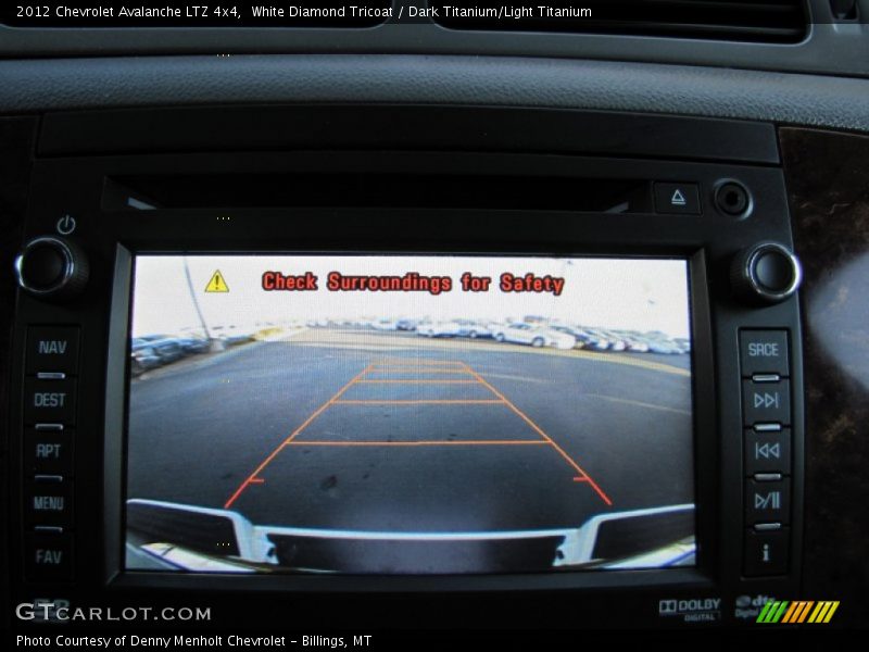 White Diamond Tricoat / Dark Titanium/Light Titanium 2012 Chevrolet Avalanche LTZ 4x4