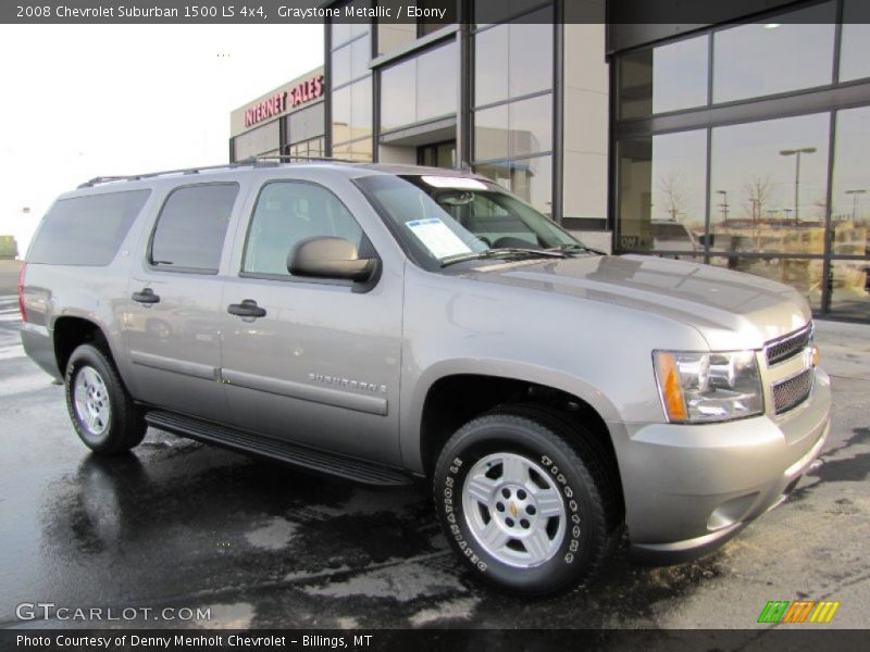 Graystone Metallic / Ebony 2008 Chevrolet Suburban 1500 LS 4x4