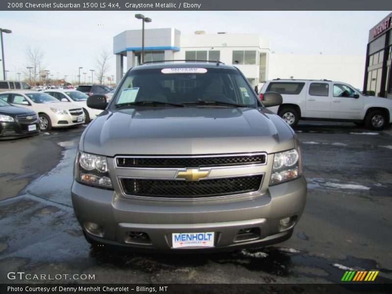 Graystone Metallic / Ebony 2008 Chevrolet Suburban 1500 LS 4x4