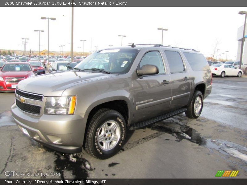 Graystone Metallic / Ebony 2008 Chevrolet Suburban 1500 LS 4x4