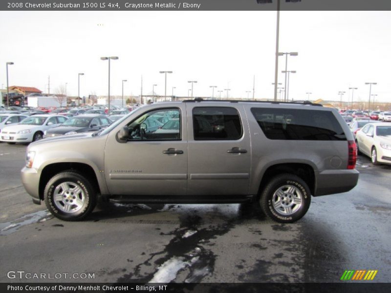 Graystone Metallic / Ebony 2008 Chevrolet Suburban 1500 LS 4x4