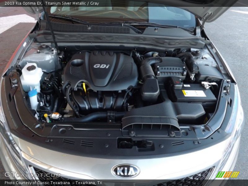 Titanium Silver Metallic / Gray 2013 Kia Optima EX
