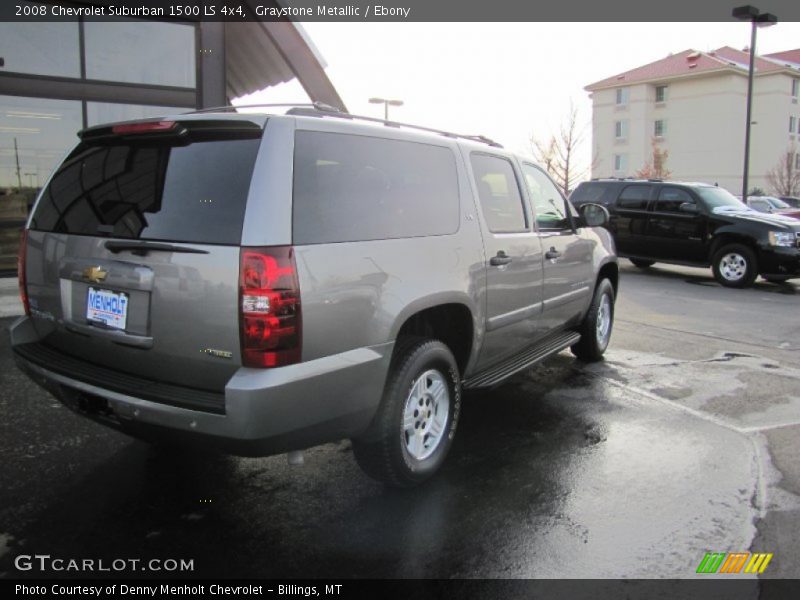 Graystone Metallic / Ebony 2008 Chevrolet Suburban 1500 LS 4x4