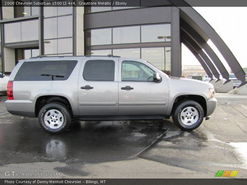 Graystone Metallic / Ebony 2008 Chevrolet Suburban 1500 LS 4x4