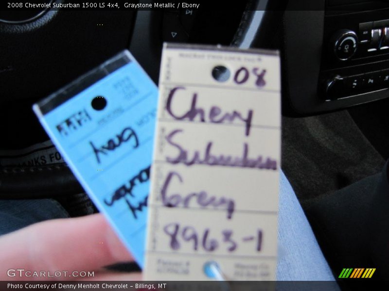 Graystone Metallic / Ebony 2008 Chevrolet Suburban 1500 LS 4x4