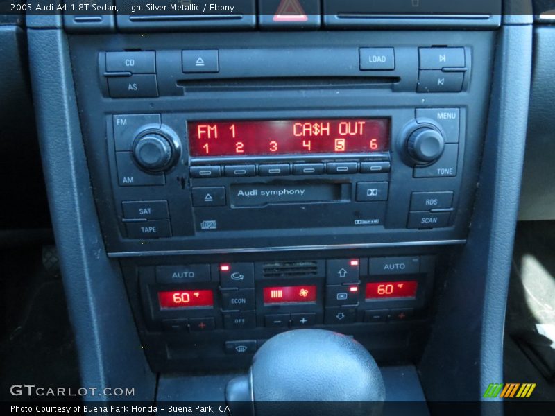 Light Silver Metallic / Ebony 2005 Audi A4 1.8T Sedan